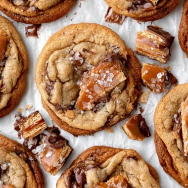 Delicious homemade crack cookies with chocolate chips and a crispy texture.