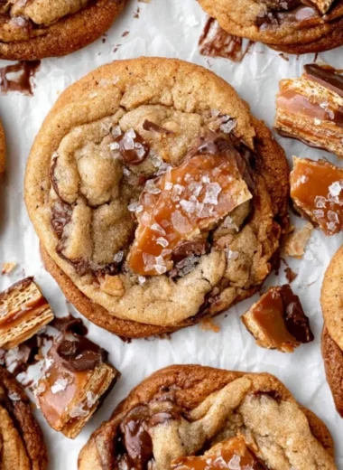 Delicious homemade crack cookies with chocolate chips and a crispy texture.
