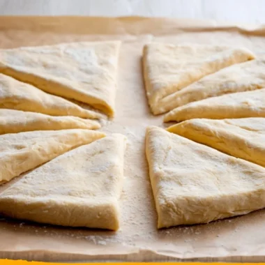 Homemade Pillsbury copycat Crescent Rolls baked to golden perfection