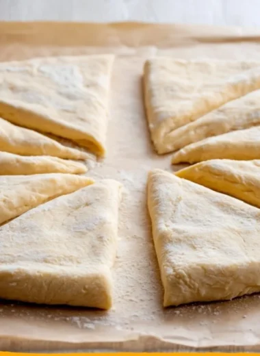 Homemade Pillsbury copycat Crescent Rolls baked to golden perfection