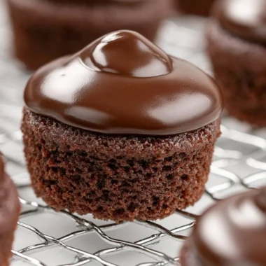 Delicious Texas Sheet Cake Bites arranged on a plate, garnished for a sweet treat