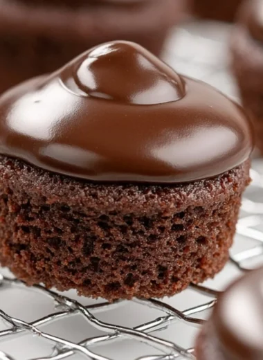 Delicious Texas Sheet Cake Bites arranged on a plate, garnished for a sweet treat