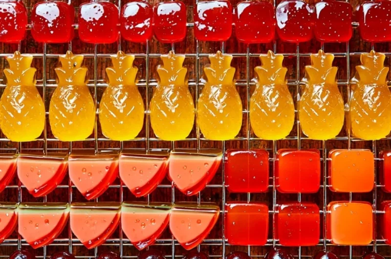 Delicious homemade fruit snacks made with fresh ingredients.
