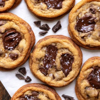 Brown Butter Chocolate Chip Cookies from In Bloom Bakery - chewy and rich dessert