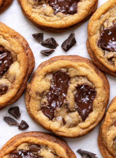 Brown Butter Chocolate Chip Cookies from In Bloom Bakery - chewy and rich dessert
