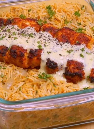 Creamy Cajun Chicken & Rice Bowls - a high protein meal prep dish