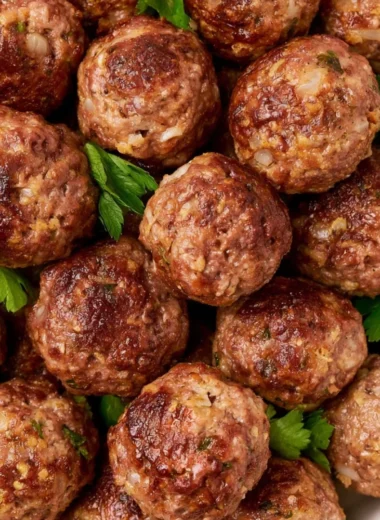 Delicious homemade meatballs ready for freezing and easy meal prep